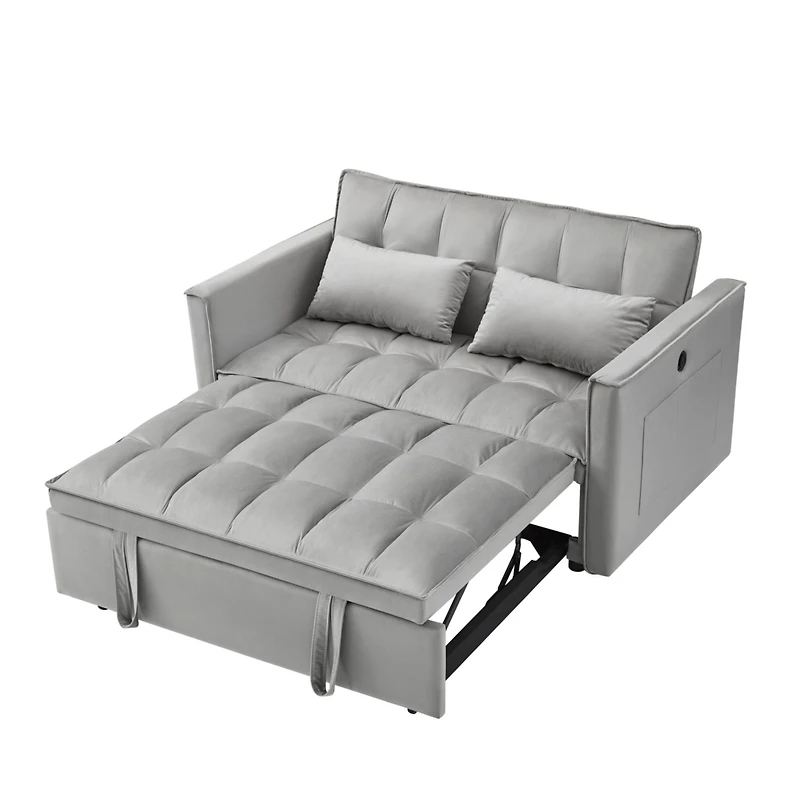 Streamdale 3-in-1 Sleeper Sofa with Usb Port