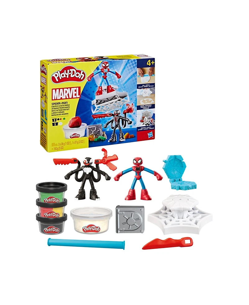 Play-Doh Marvel Spider-Man Launch Slice Battle