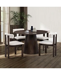 Streamdale Modern Boucle Dining Chairs, Set of 2