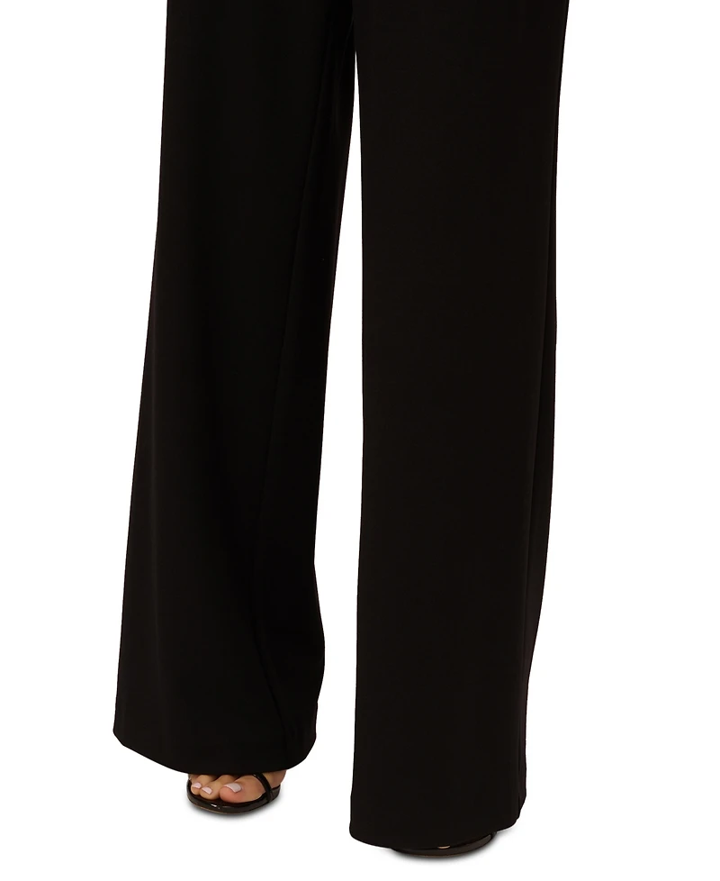 Adrianna Women's Sequin-Mesh Wide-Leg Jumpsuit