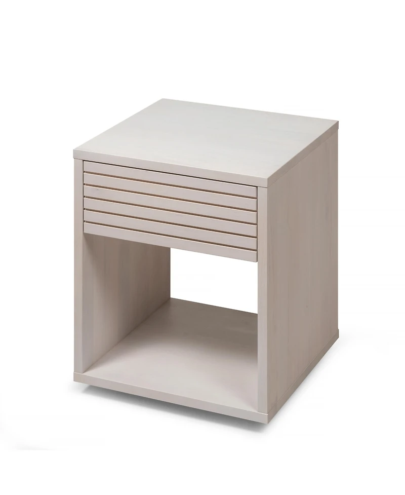 Woodek Floating Nightstand Set Of 2 Hardwood Nightstands With Open Shelf - Versatile Bedside Table For Bedroom