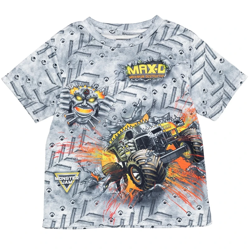 Monster Jam Toddler Boys 3 Pack T-Shirts