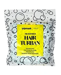 Popmask Fast-Drying Microfibre Hair Towel Green – Perfect for Healthy, Frizz-Free Hair