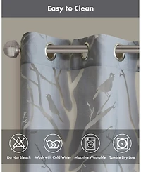 Madison Park Averil Grommet Top Sheer Window Curtain, sheer Curtain