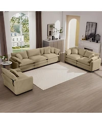Streamdale Furniture 3 Piece Sectional Sofa Oversized Sectional Sofa Comfortable Sectional Sofa, One Single Sectional Sofa, One 2-Seater Sofas, One 3-
