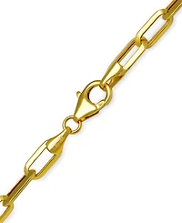 Paperclip Link 24" Chain Necklace in 14k Gold