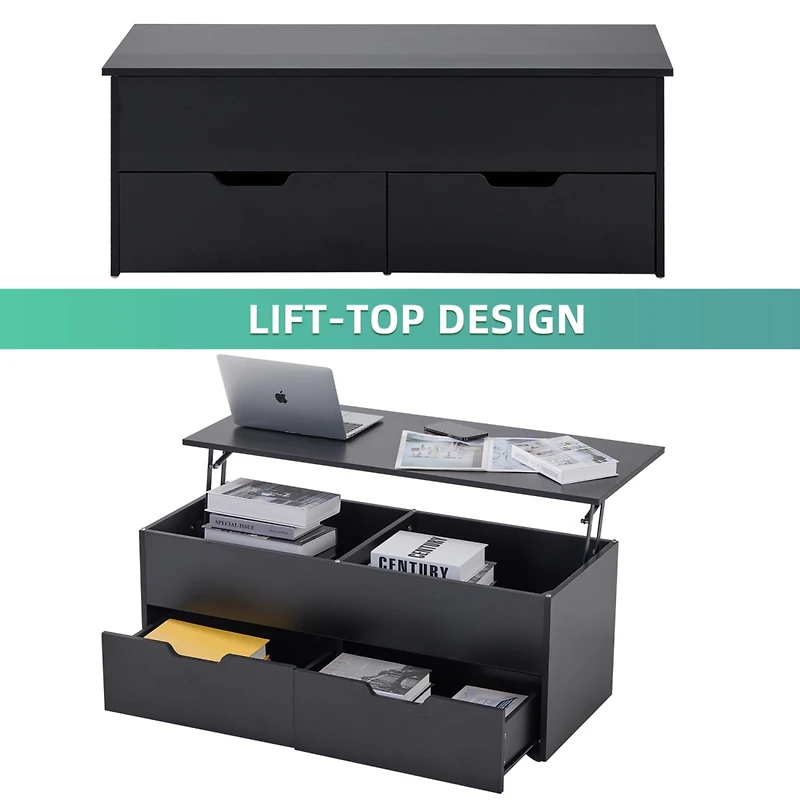 Streamdale Lift-Top Coffee Table with Storage