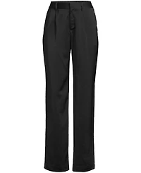 Lands' End Women's Satin Elastic Back Wide Leg Pants