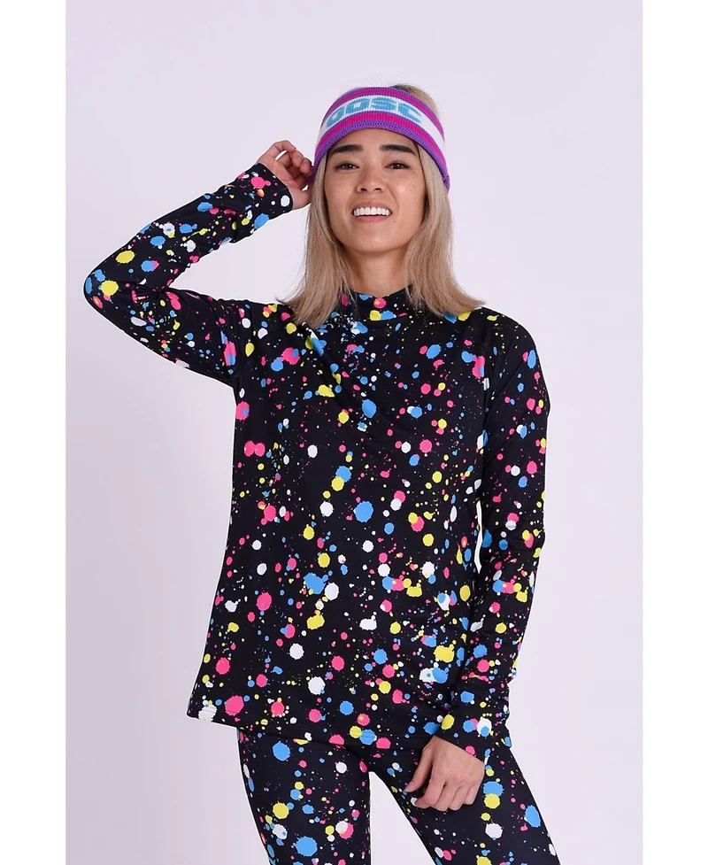 Oosc Clothing Women's Baselayer Top - Catalina Wine Mixer