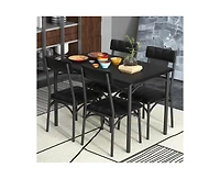 Bar Stools Set of 2, Upholstered Counter Height Barstools with Back, Kitchen Bar Stools with Footrest, Bar Chairs for Kitchen Island, Counter Bar