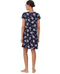 Lauren Ralph Lauren Women's Flutter-Sleeve Floral Nightgown