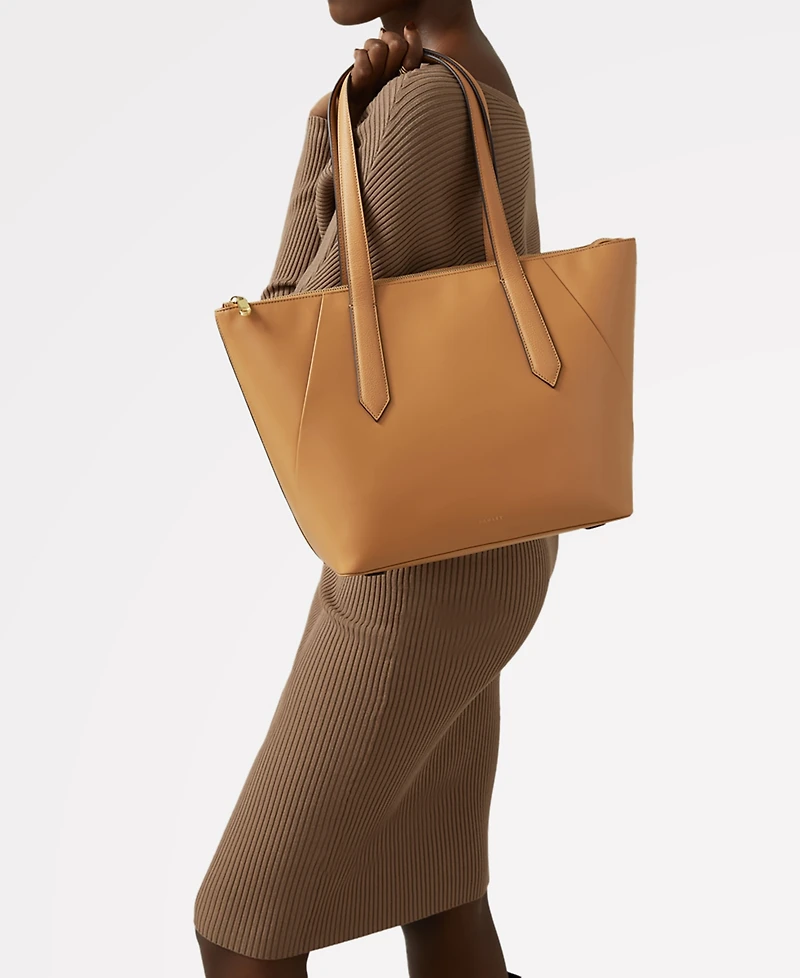 Radley London Bruton Street Small Zip-Top Leather Tote