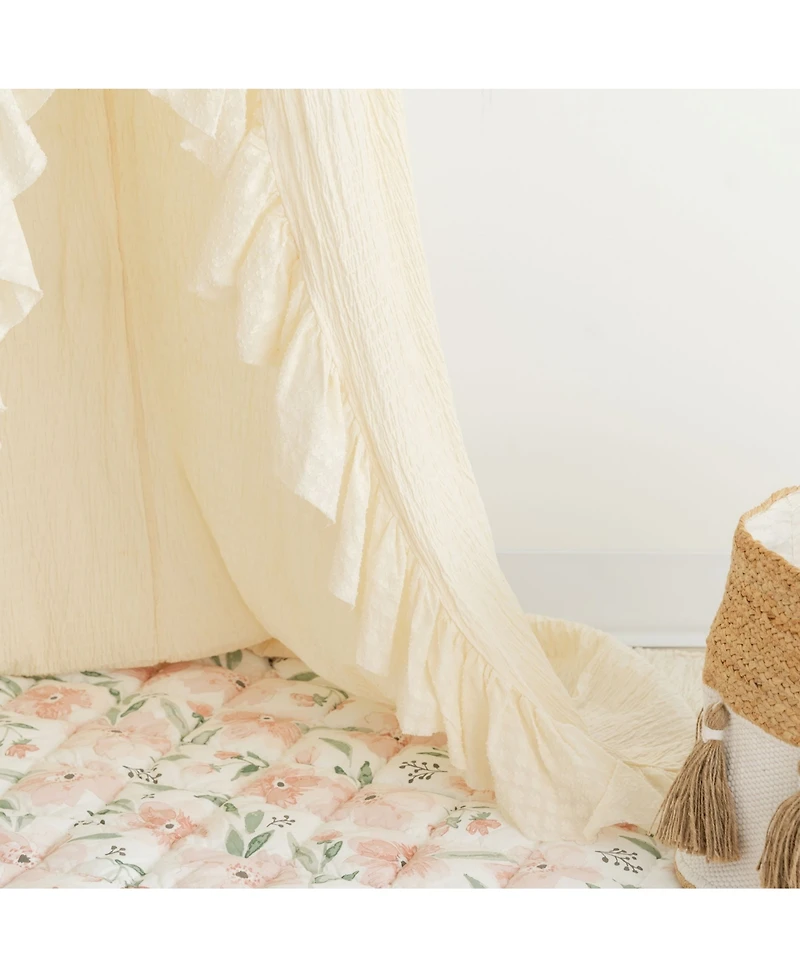 Crane Baby Parker Baby Ruffled Canopy