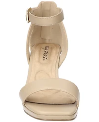 Easy Street Women's Ro Square Toe Heeled Sandals