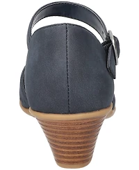 Easy Street Women's Justina Block Heel Sandals