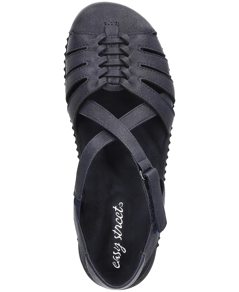 Easy Street Women's Hue Round Toe Flats
