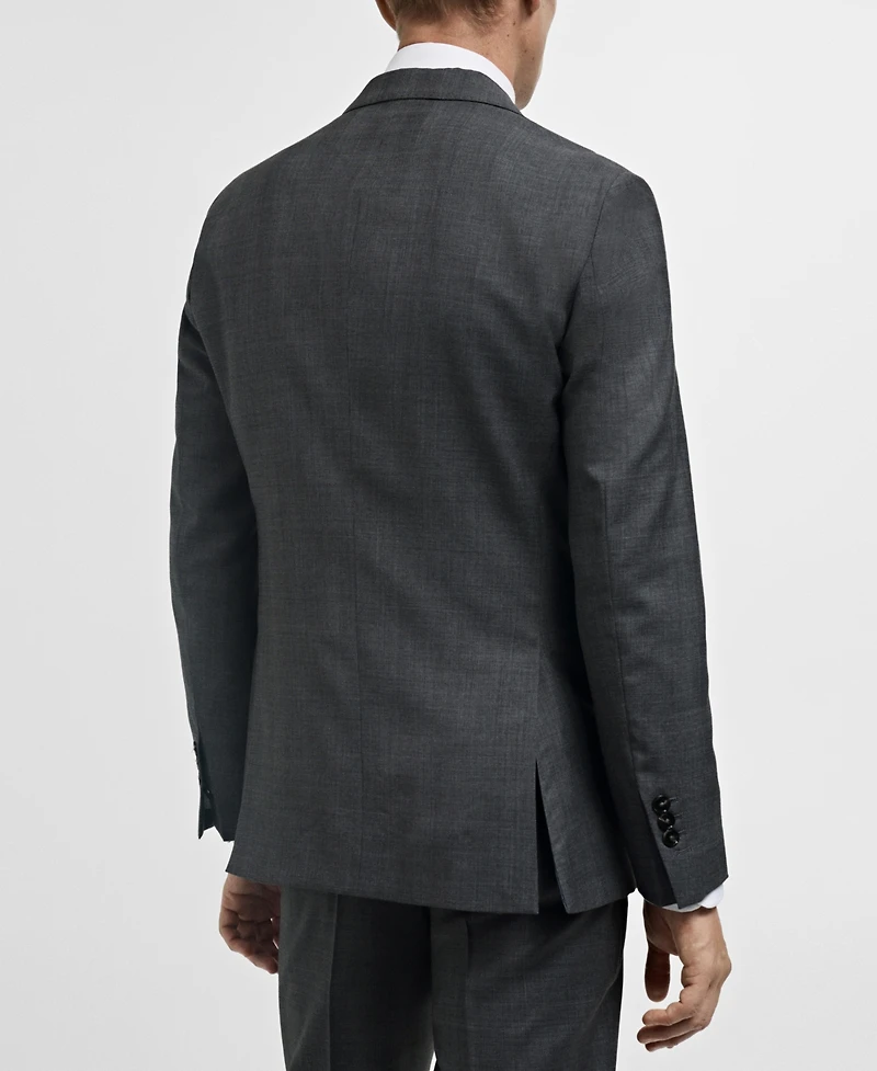 Mango Men's Slim-Fit Virgin Wool Suit Jacket