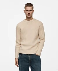 Mango Men's Eu Regular-Fit Knitted Sweater