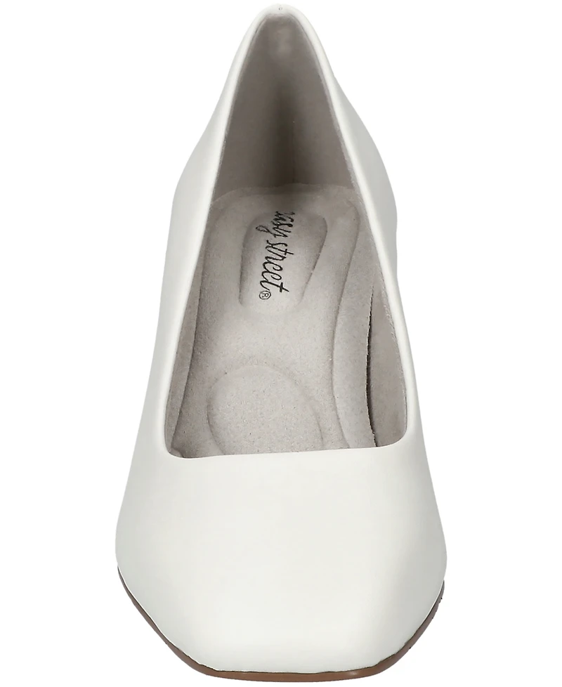 Easy Street Women's Poet Square Toe Pumps
