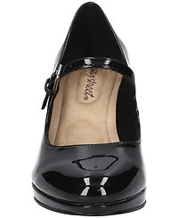 Easy Street Women's Zest Buckle Platform Pumps
