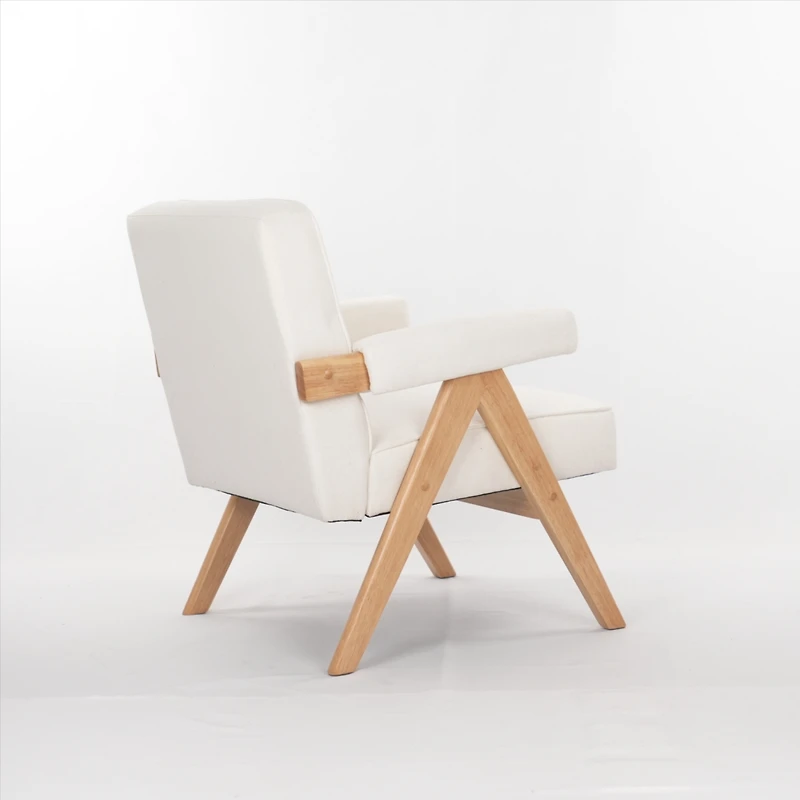 Streamdale Wooden Leisure Chair with Armrests and Cushions