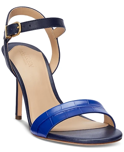 Lauren Ralph Women's Gwen Ankle-Strap Dress Sandals