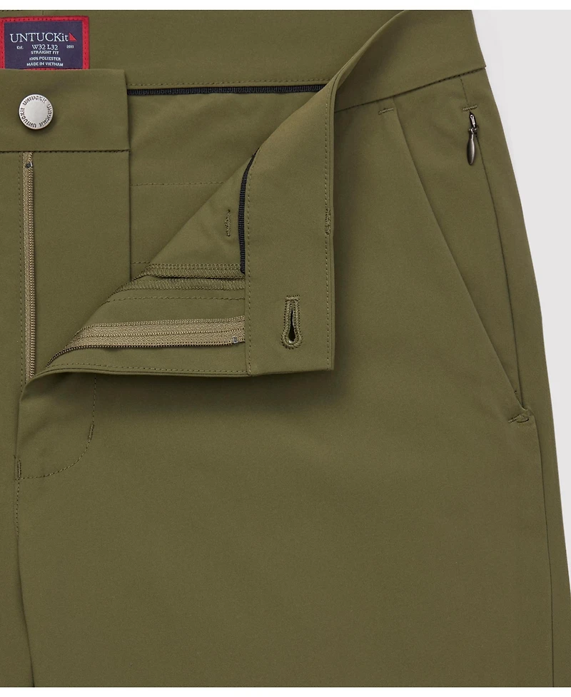 UNTUCKit Men's Slim Fit Traveler Tech Pant