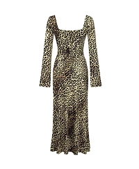 Nocturne Women's Square Neck Midi Dress