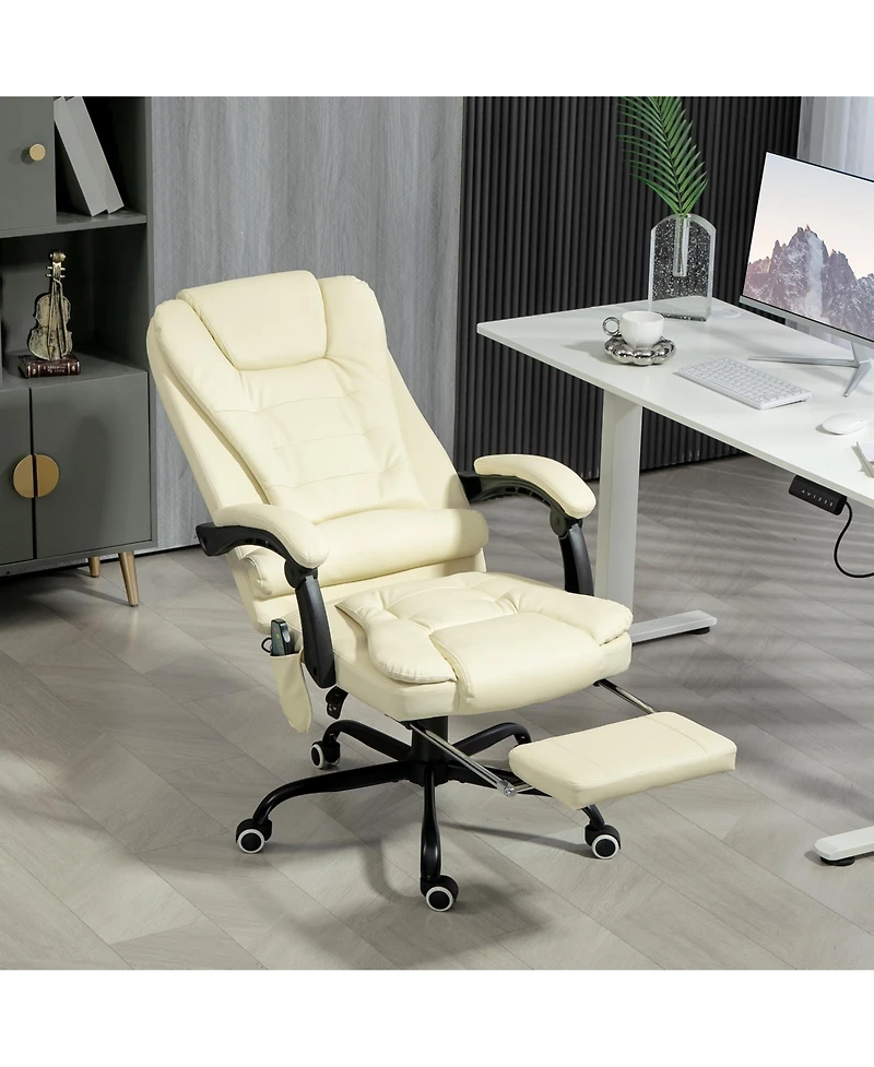 Vinsetto 7-Point Vibrating Massage Office Chair with High Back