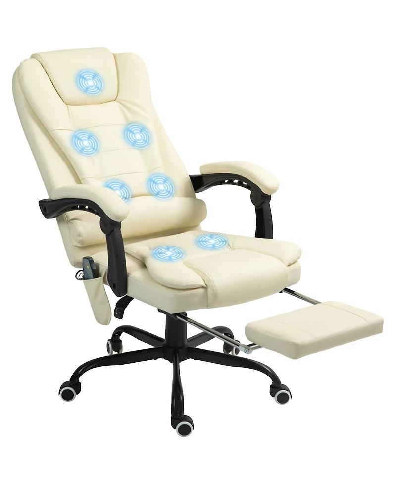 Vinsetto 7-Point Vibrating Massage Office Chair with High Back