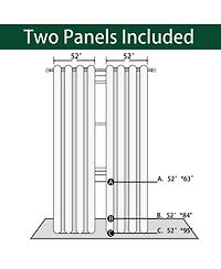 Christmas Curtains, Set of 2 Velvet Panels for Living Room, 84" Long Floral Snowflake Thermal Insulated Room Darkening 52 x 84 Inches