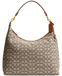Coach Juliet Large Signature Jacquard Shoulder Bag 38