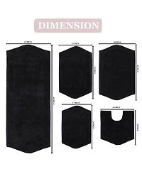 Home Weavers Waterford -Pc. Bath Rug Set