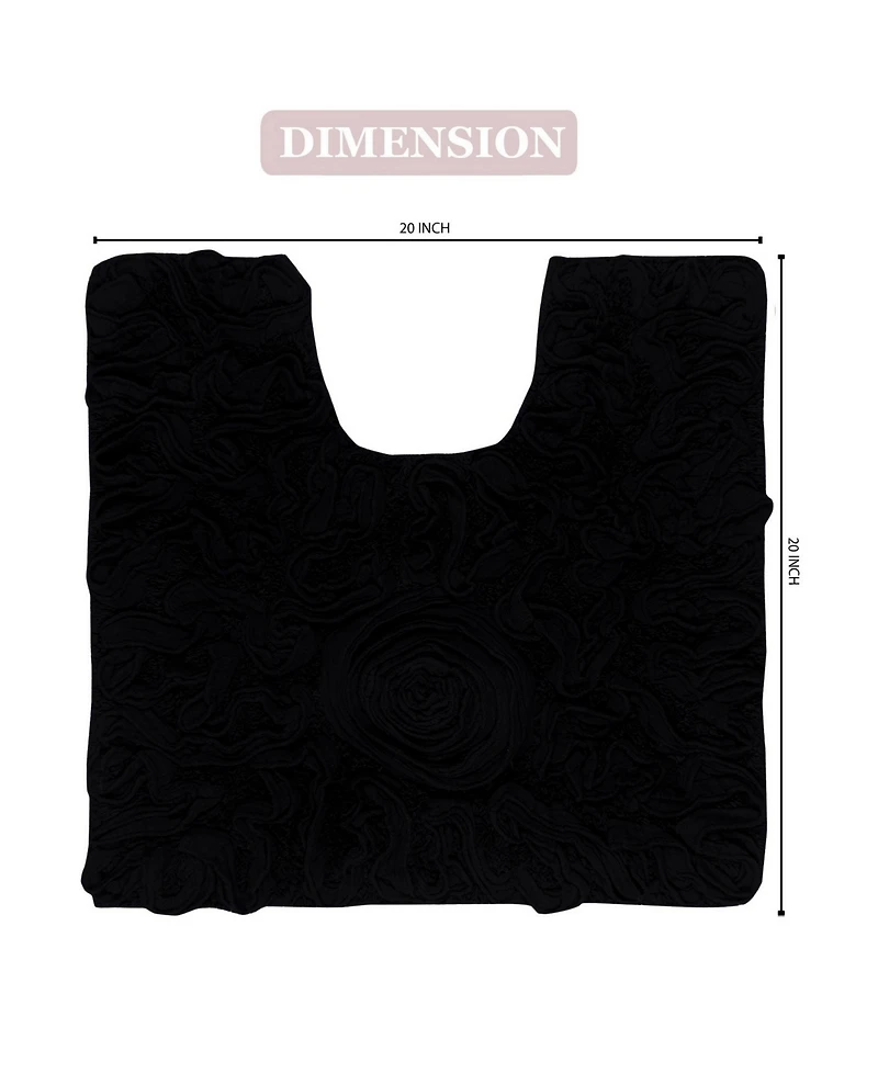 Home Weavers Bell Flower Bath Rug