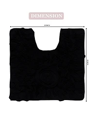 Home Weavers Bell Flower Bath Rug