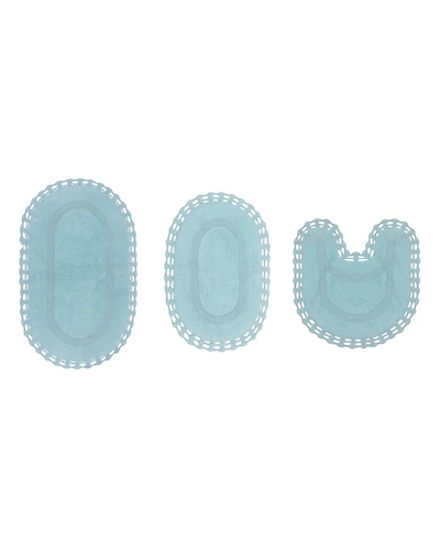 Home Weavers Hampton Crochet Reversible -Pc. Bath Rug Set