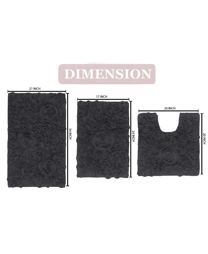 Home Weavers Modesto -Pc. Bath Rug Set