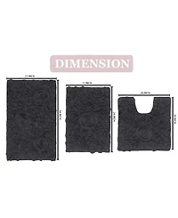 Home Weavers Modesto -Pc. Bath Rug Set