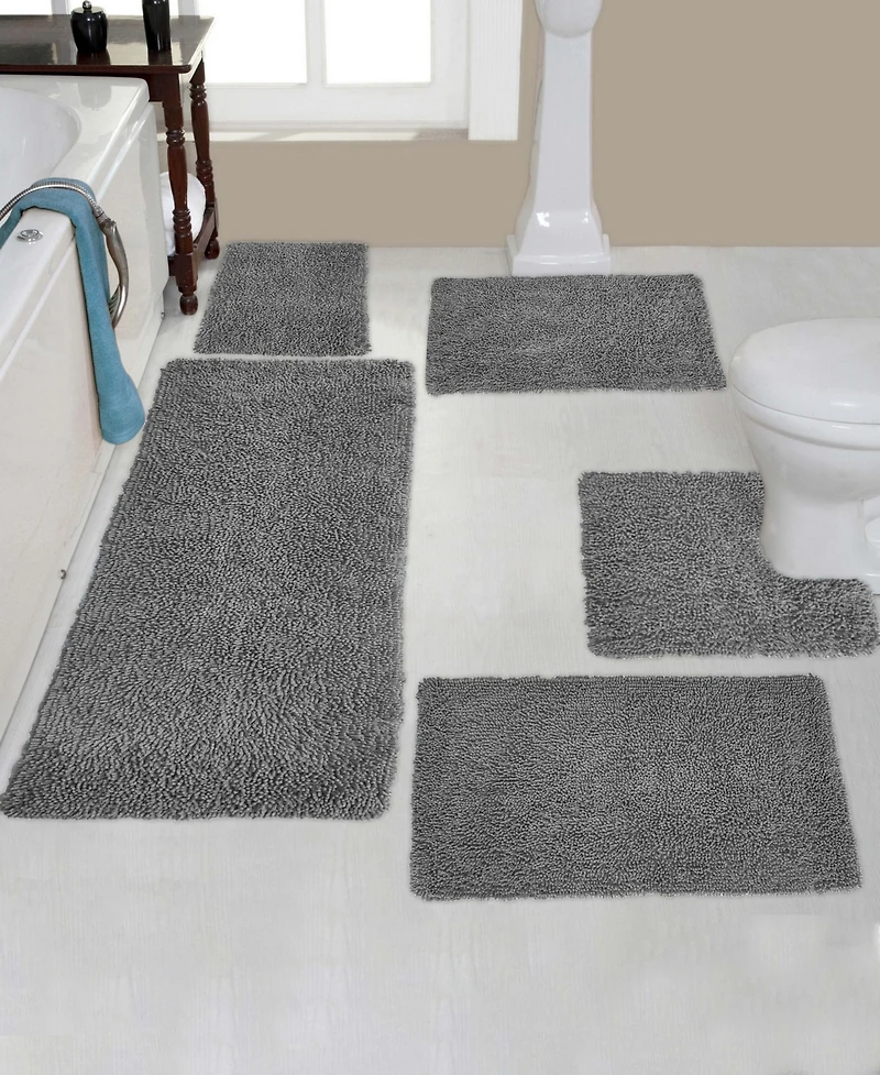 Home Weavers Fantasia 5-Pc. Bath Rug Set