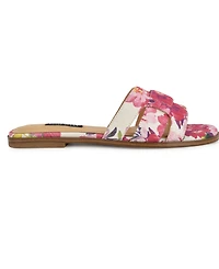 Nine West Women's Germani Woven Flat Slip-On Sandals