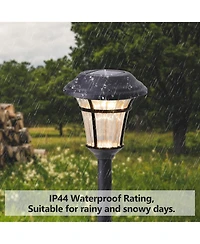 Maggift Solar Garden Path Lights 12-Pack Led Waterproof Outdoor Patio Yard Landscape