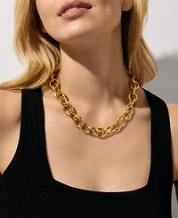 Michael Kors 14K Gold-Plated Brass Statement Chain Necklace
