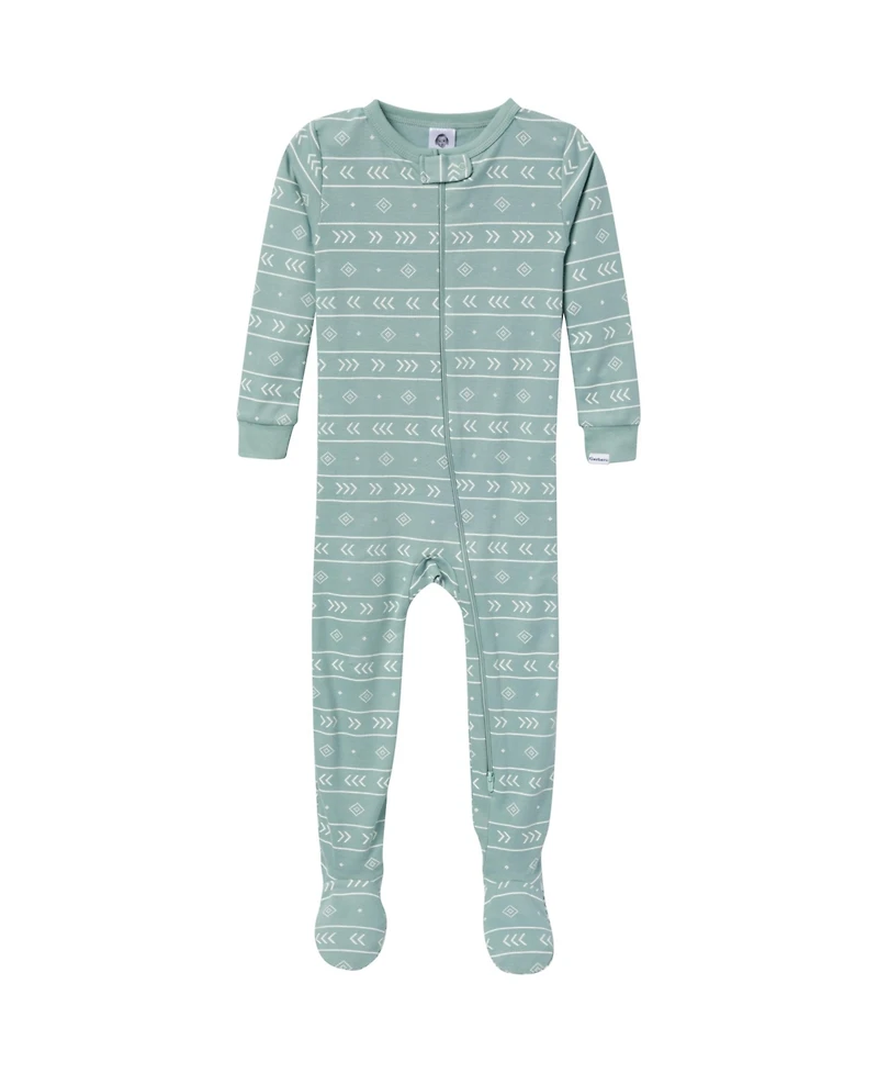 Gerber Toddler Boys' Snug Fit Footed Pajamas, 4-Pack, Farm
