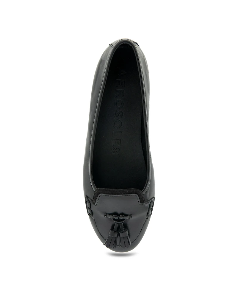 Aerosoles Women's Brooks Tassel Ballet Flats - Burnished Faux Leather
