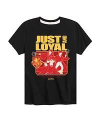 Harry Potter Big Boys Just and Loyal Graphic Tee