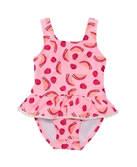 Snapper Rock Baby Girls Berry Sweet Skirt Swimsuit