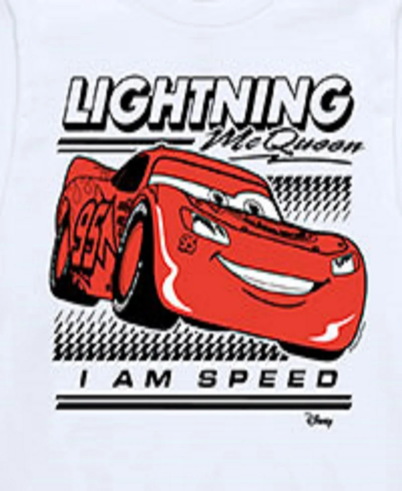 Cars Big Boys Short Sleeve Lightning McQueen Graphic Tee