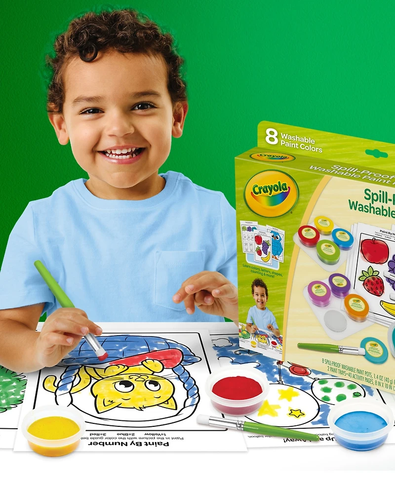 Crayola Spill-Proof Washable Paint Kit