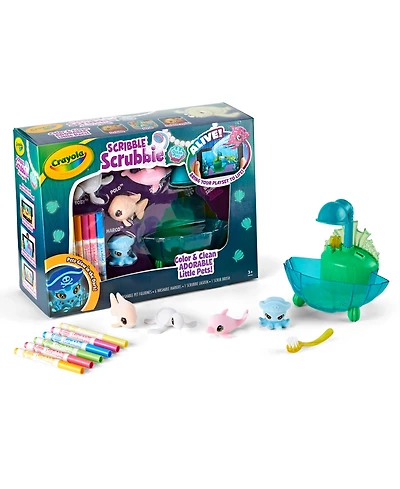 Crayola Scribble Scrubbie Ocean Pets Glow Lagoon
