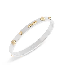 Coach Faux Stone Signature Mixed Motif Bangle Bracelet